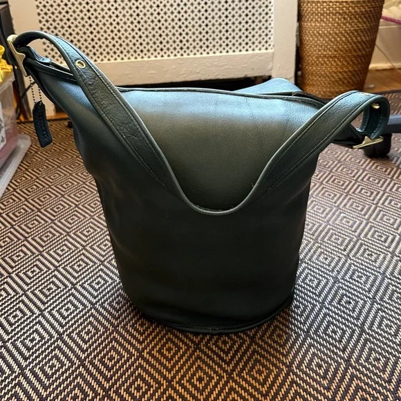 Vintage coach xl duffle sac 9085 BOTTLE GREEN